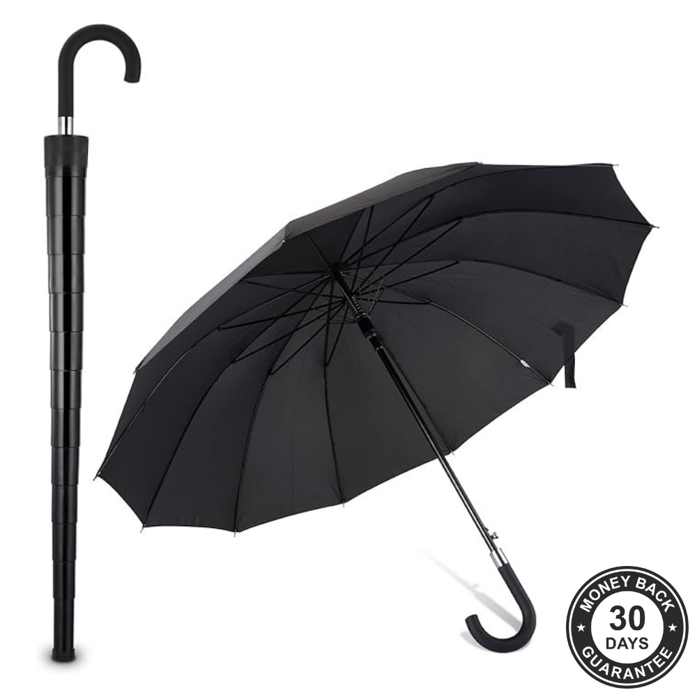 rūnique Duet Umbrella with Collapsible Anti-Drip Cover